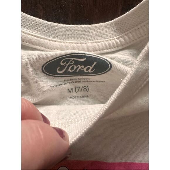Girls Ford Bronco Vintage Style T Shirt size 7/8 - Picture 3 of 4